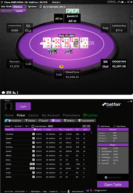 betfair poker